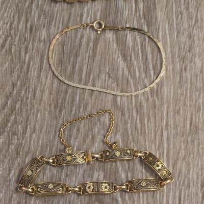 Gold Tone Bracelets