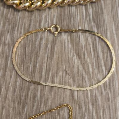 Gold Tone Bracelets