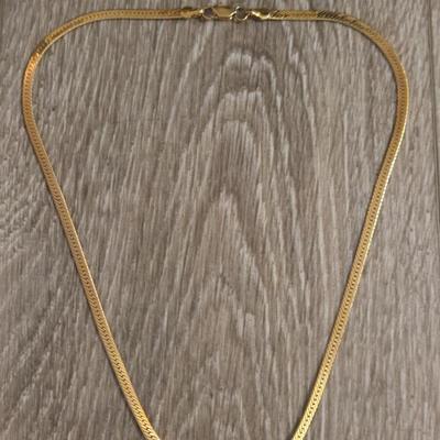 Gold Plated & Cubic Zirconia Necklace and (2) Bracelets