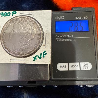 1900 P MORGAN U S COIN 1$ XVF