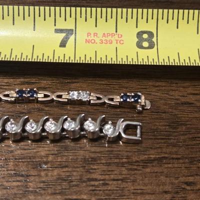 (2) Fashion Tennis Bracelets