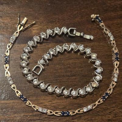 (2) Fashion Tennis Bracelets