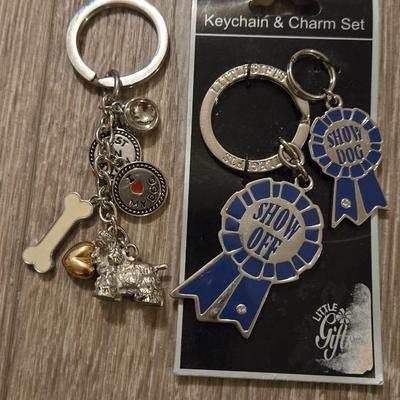 New Dog Theme Keychain Lot