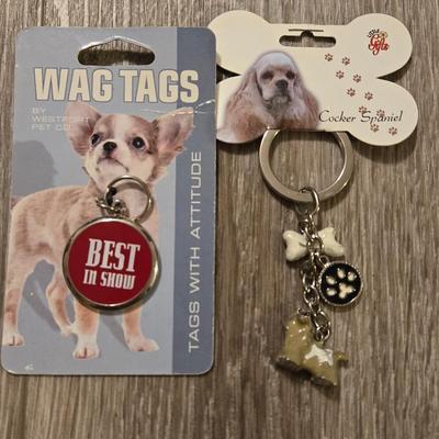 New Dog Theme Keychain Lot