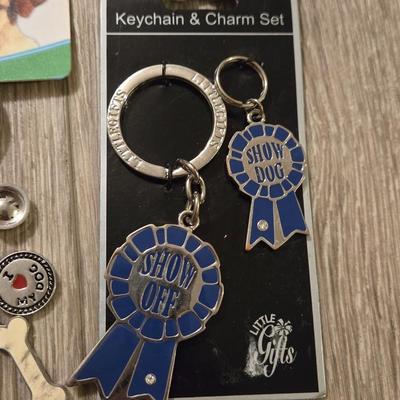 New Dog Theme Keychain Lot
