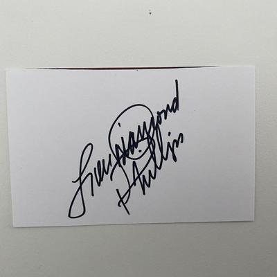 Lou Diamond Phillips Original Signature 