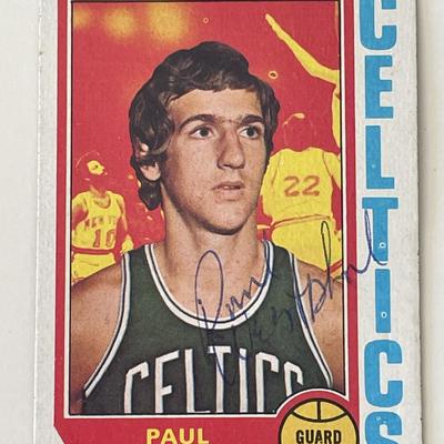 Celtics Paul Westphal signed 1974 Topps trading card