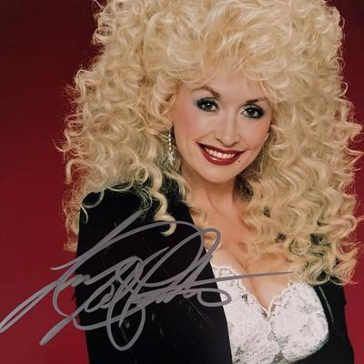 Dolly Parton signed photo