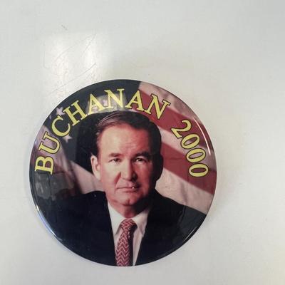 Pat Buchanan 2000 presidential campaign pin