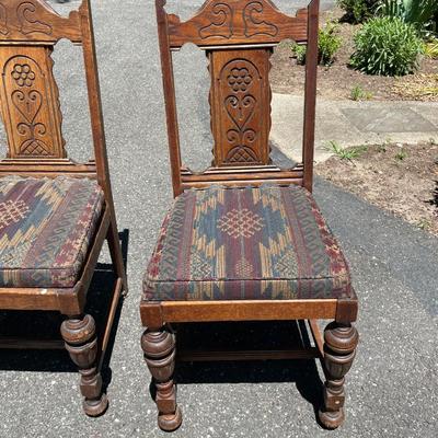 Set of Three Antique Chairs