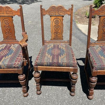 Set of Three Antique Chairs