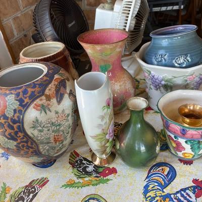 Lot of Pottery Bowls Vases