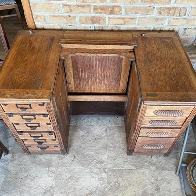 Antique Oak Desk