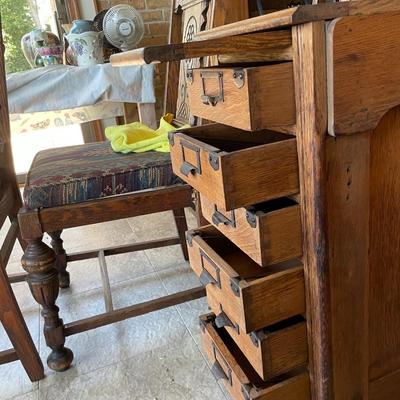 Antique Oak Desk