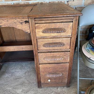 Antique Oak Desk