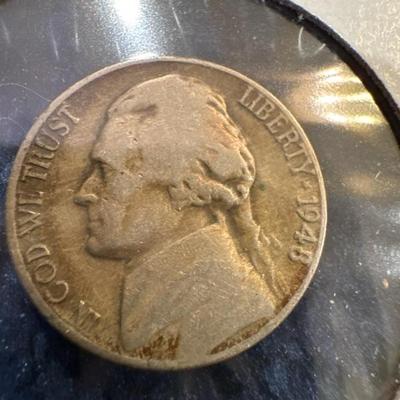 1948 JEFFERSON NICKEL VF