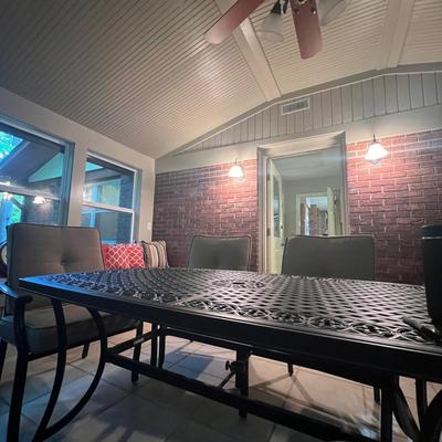 Patio Table & Eight Chairs (SR-RG)