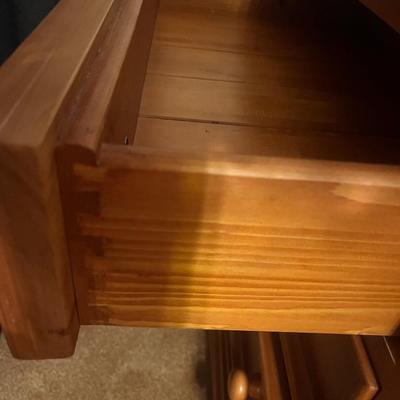 Pair of Solid Wood End Tables (B3-MG)