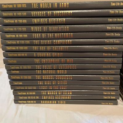 17 VOLUMES OF TIME LIFE TIME FRAME BOOKS