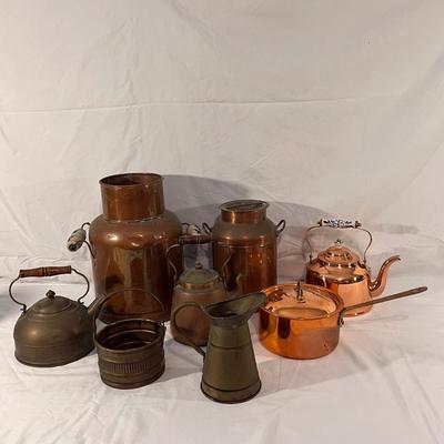 Dutch Copper Dairy Milk Farm Bucket and More (K-DZ)