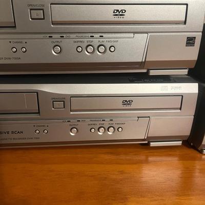 Four Sanyo DVD & VCRs (B3-MG)