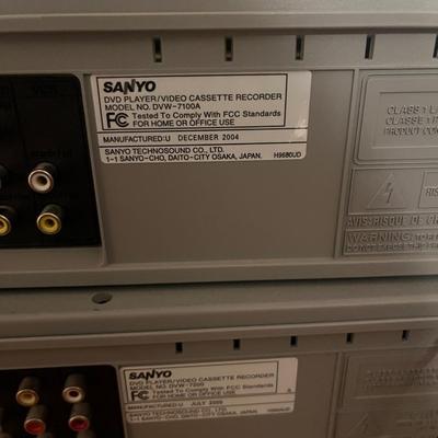 Four Sanyo DVD & VCRs (B3-MG)