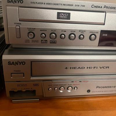 Four Sanyo DVD & VCRs (B3-MG)