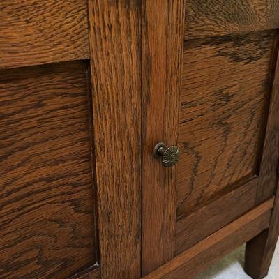 Vtg Solid Wood Wash Table