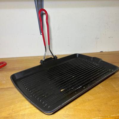 Technique Enamel Cast Iron 12” Grill Pan & More (L-RG)