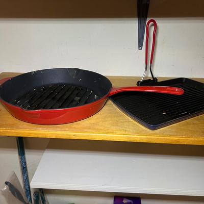 Technique Enamel Cast Iron 12” Grill Pan & More (L-RG)