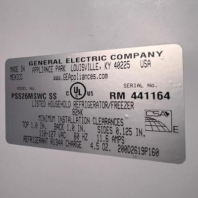 GE ~ Profile ~ Stainless Steel Side By Side Beer Fridge ~ *Read Details
