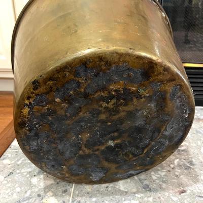Antique Brass Bucket