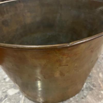 Antique Brass Bucket