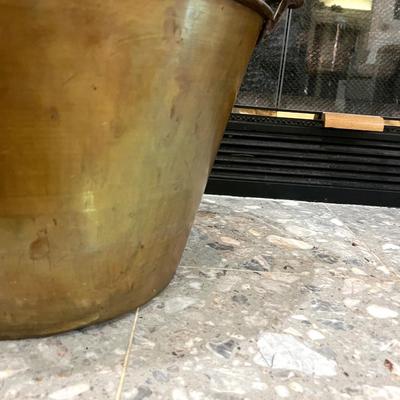 Antique Brass Bucket
