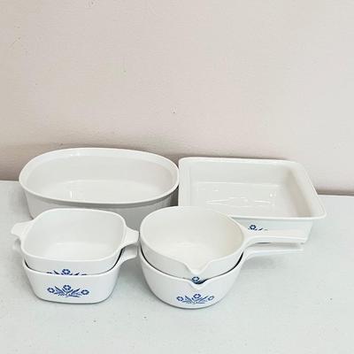 CORNING WARE ~ Blue Cornflower Bakeware ~ Lot Of 21 Pieces