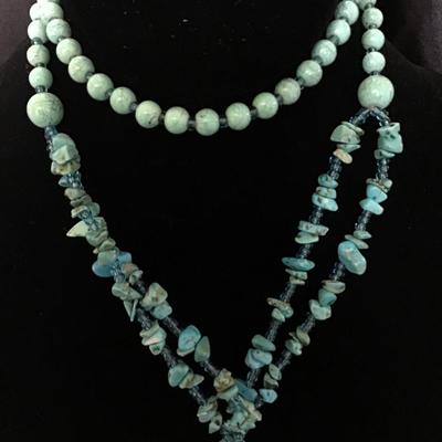 Artisan Style Multi Stone and Glass Beaded Necklace