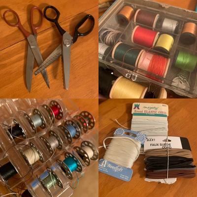 Sewing Box & Contents (B3-MG)