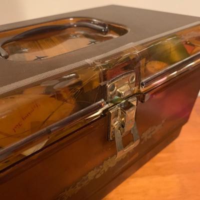 Sewing Box & Contents (B3-MG)