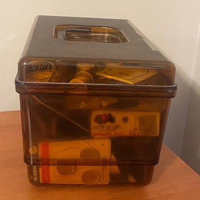 Sewing Box & Contents (B3-MG)