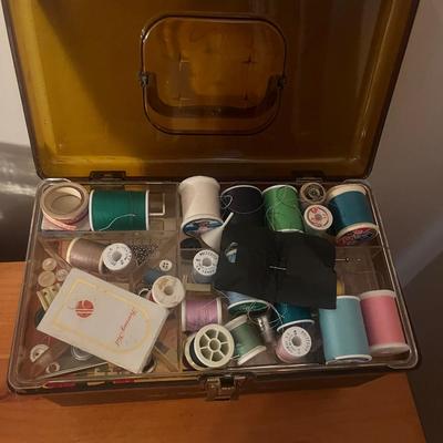 Sewing Box & Contents (B3-MG)