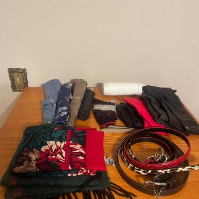 Ladies Leather Gloves, Perry Ellis Scarf, Belts & More (B3-MG)