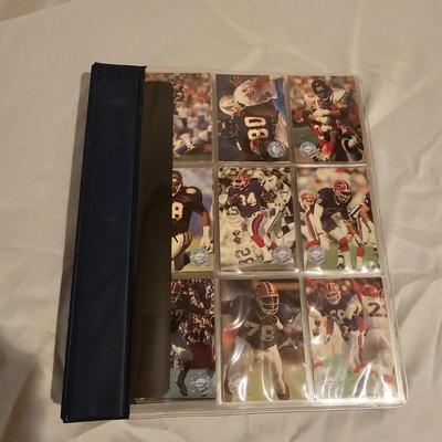 Topps 1991 Pro Set Platinum Football Cards in Binder (BDB-JS)