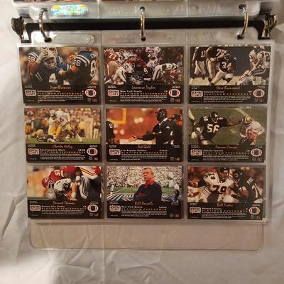 Topps 1991 Pro Set Platinum Football Cards in Binder (BDB-JS)