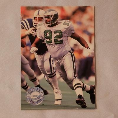 Topps 1991 Pro Set Platinum Football Cards in Binder (BDB-JS)