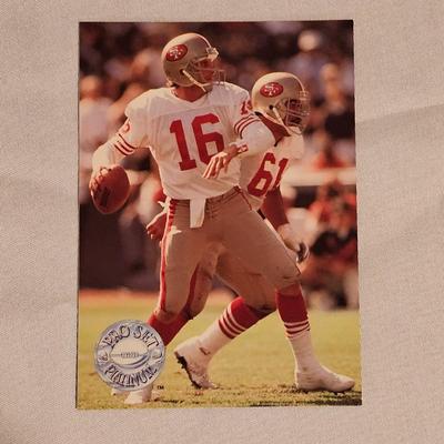 Topps 1991 Pro Set Platinum Football Cards in Binder (BDB-JS)