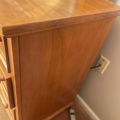 Seven Drawer, All Wood Dresser With Mirror (B3-MG)
