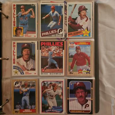 Philadelphia Phillies Baseball Cards in Binder (BDB-JS)