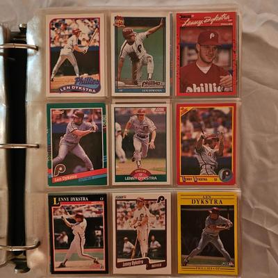 Philadelphia Phillies Baseball Cards in Binder (BDB-JS)