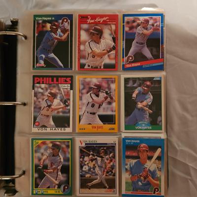 Philadelphia Phillies Baseball Cards in Binder (BDB-JS)