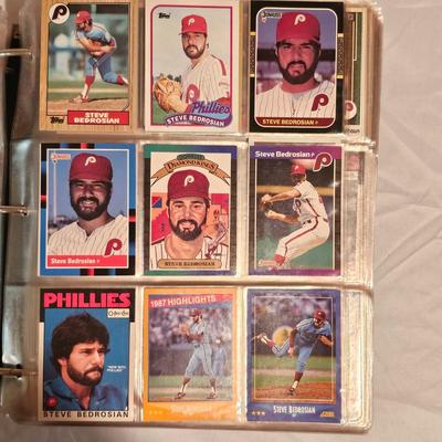Philadelphia Phillies Baseball Cards in Binder (BDB-JS)